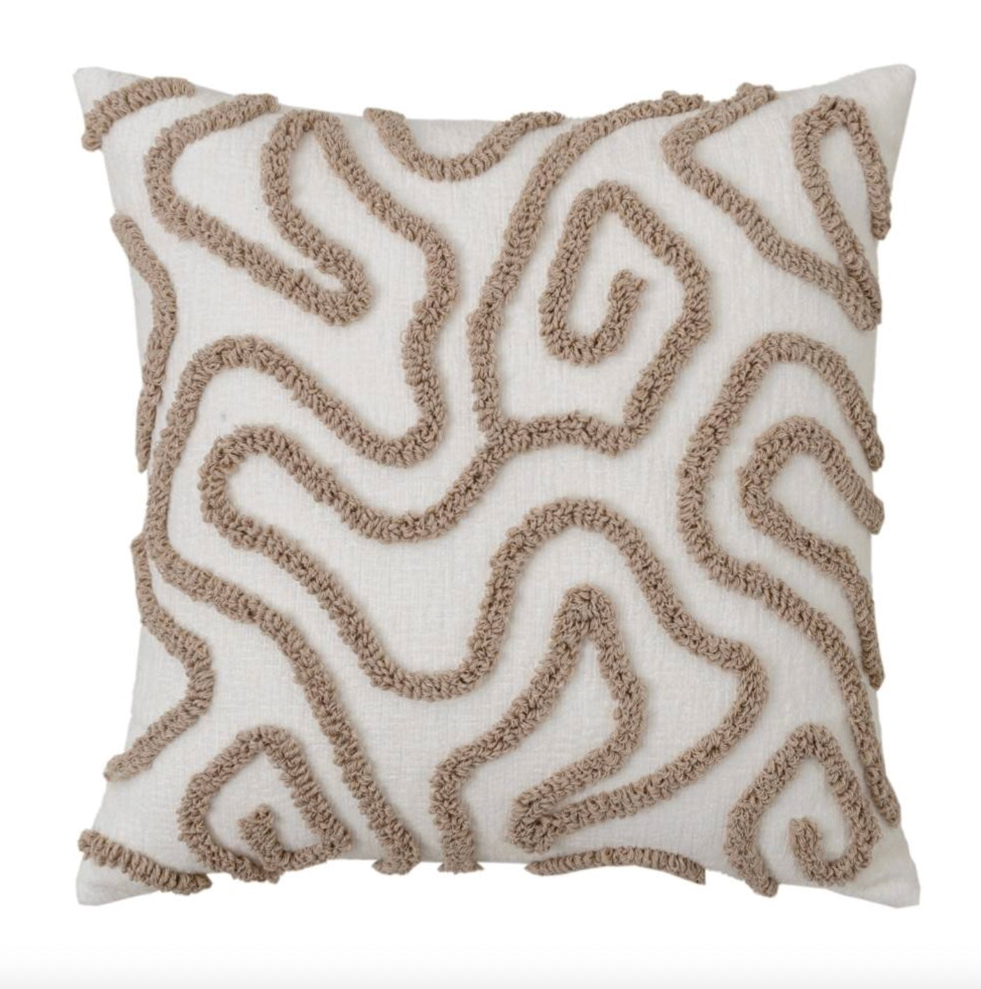 Boho Tufted Geometric Throw Pillow Covers