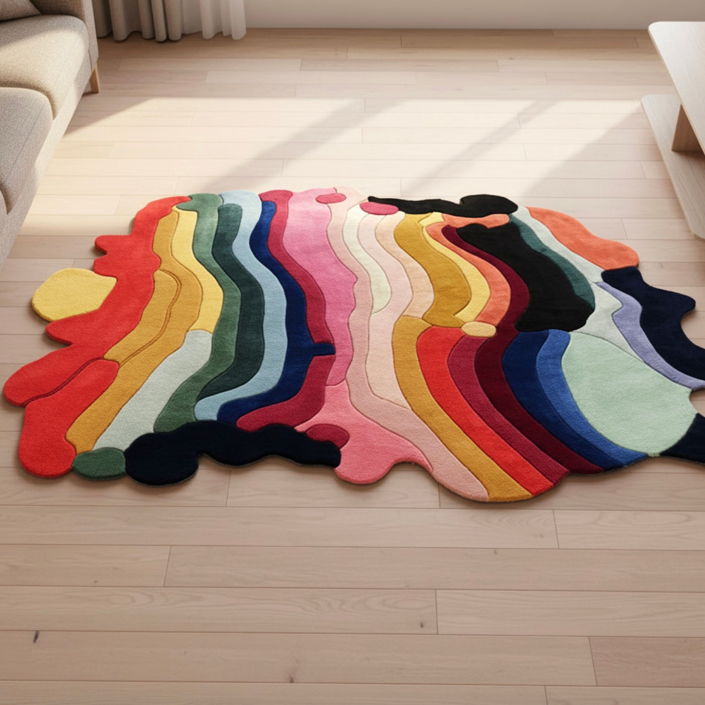 Custom Anime Logo Area Rug