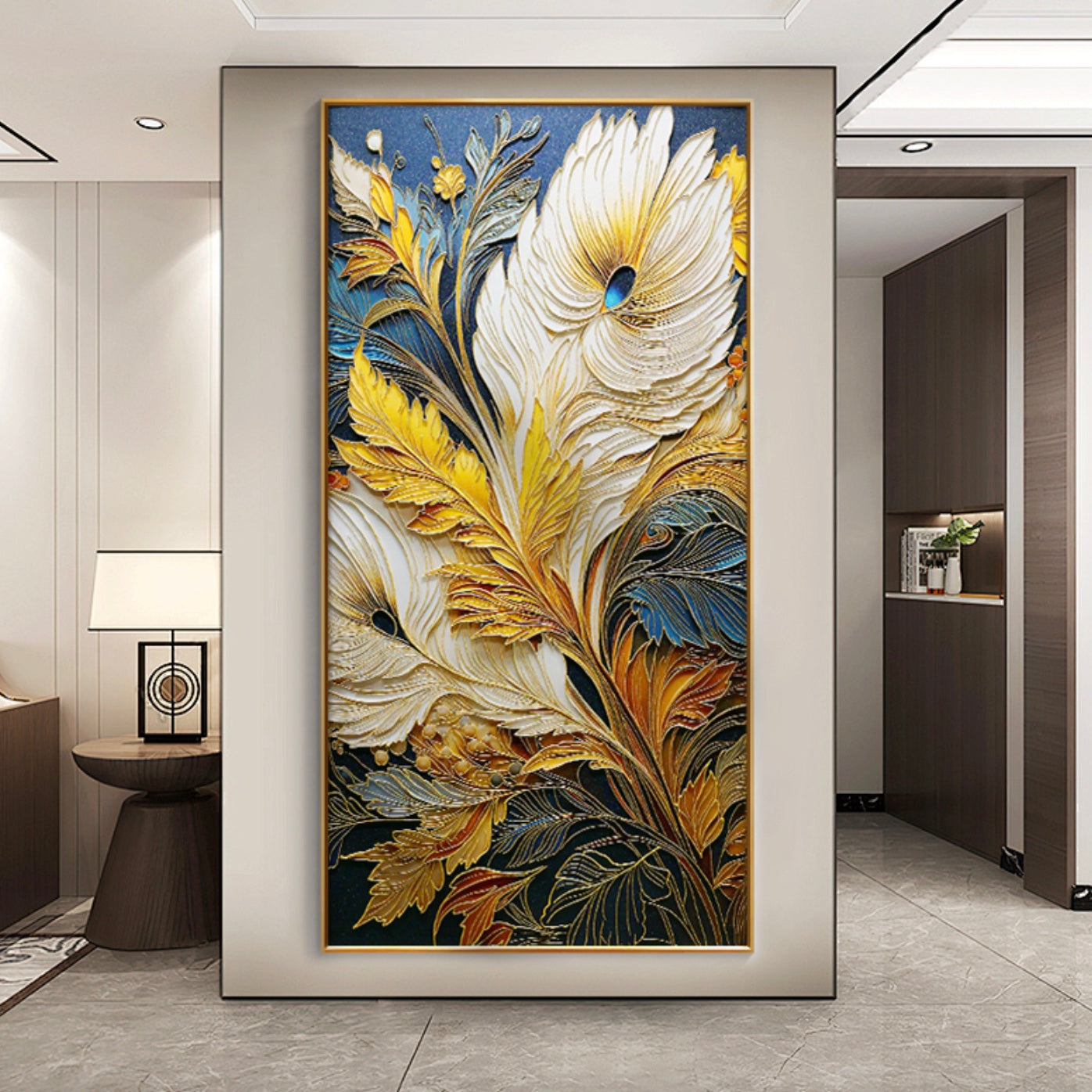 Custom Landscape LED Light Mural